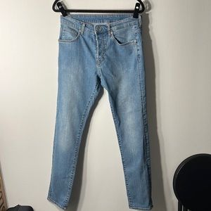 H&M skinny jeans light wash